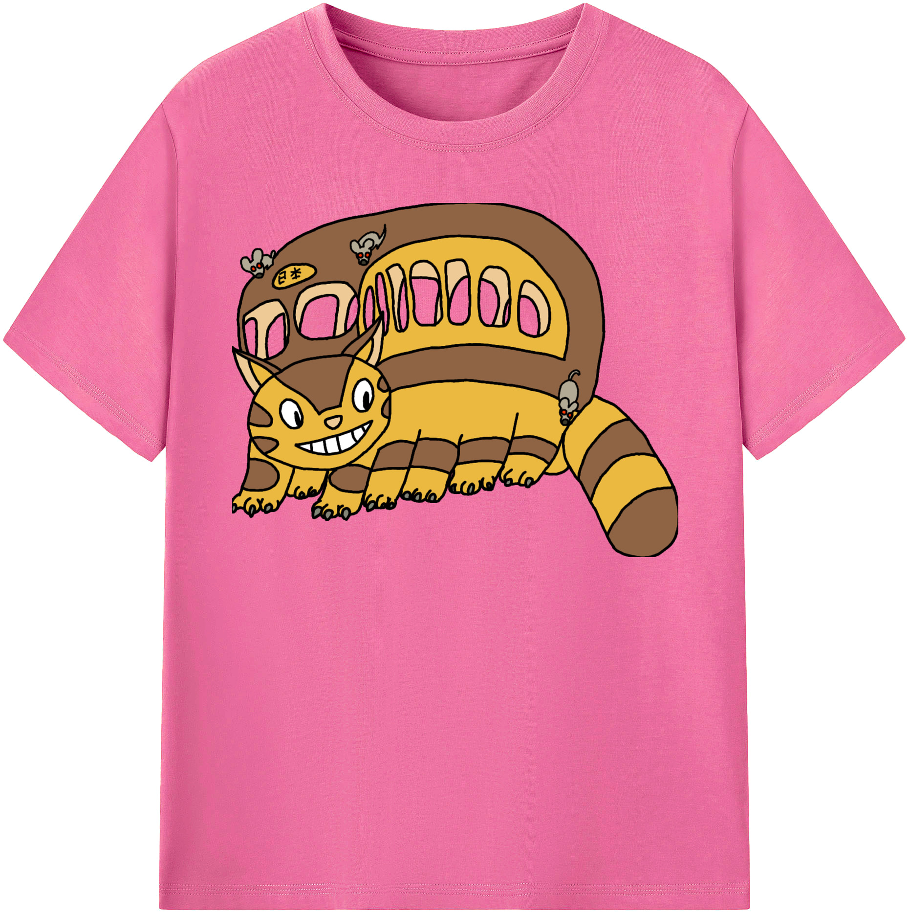 （画像用） となりのトトロ 草壁メイ 草壁サツキ My Neighbor Totoro Satsuki Kusakabe Mei Kusakabe レディースカジュアルプリントTシャツ（綿100％）